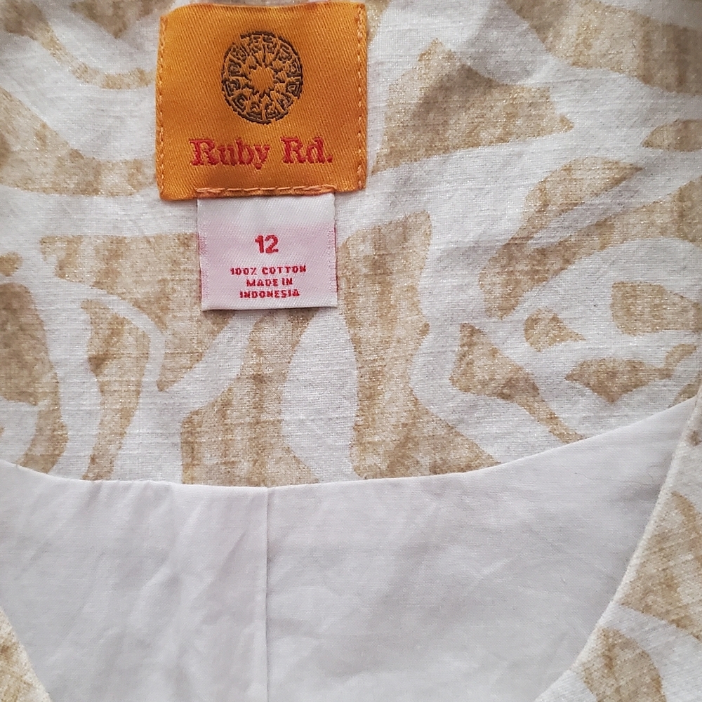 Ruby Rd. Cream Floral Jacket - Picture 3 of 3